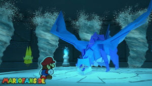 Water Vellumental Shrine — Paper Mario: The Origami King walkthrough screenshot