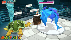 Water Vellumental Shrine — Paper Mario: The Origami King walkthrough screenshot