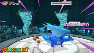 Water Vellumental Shrine — Paper Mario: The Origami King walkthrough screenshot
