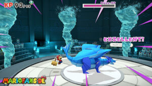 Water Vellumental Shrine — Paper Mario: The Origami King walkthrough screenshot