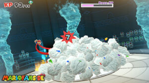 Water Vellumental Shrine — Paper Mario: The Origami King walkthrough screenshot