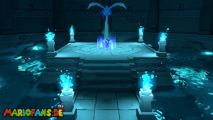 Water Vellumental Shrine — Paper Mario: The Origami King walkthrough screenshot