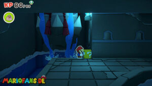 Water Vellumental Shrine — Paper Mario: The Origami King walkthrough screenshot