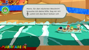 Eddy River — Paper Mario: The Origami King walkthrough screenshot
