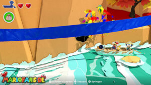 Eddy River — Paper Mario: The Origami King walkthrough screenshot