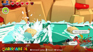 Eddy River — Paper Mario: The Origami King walkthrough screenshot