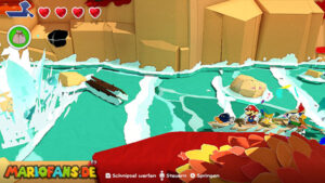 Eddy River — Paper Mario: The Origami King walkthrough screenshot