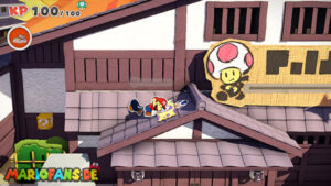 Ninja Attraction — Paper Mario: The Origami King walkthrough screenshot