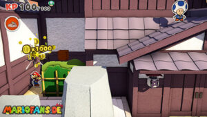 Ninja Attraction — Paper Mario: The Origami King walkthrough screenshot