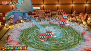 Ninja Attraction — Paper Mario: The Origami King walkthrough screenshot