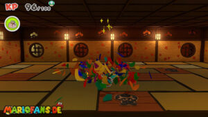 Ninja Attraction — Paper Mario: The Origami King walkthrough screenshot