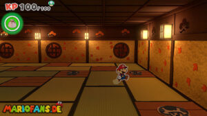 Ninja Attraction — Paper Mario: The Origami King walkthrough screenshot