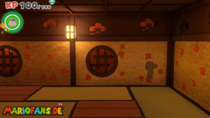 Ninja Attraction — Paper Mario: The Origami King walkthrough screenshot