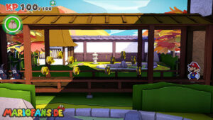 Ninja Attraction — Paper Mario: The Origami King walkthrough screenshot