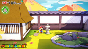 Ninja Attraction — Paper Mario: The Origami King walkthrough screenshot