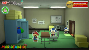 Ninja Attraction — Paper Mario: The Origami King walkthrough screenshot