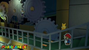 Ninja Attraction — Paper Mario: The Origami King walkthrough screenshot