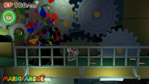 Ninja Attraction — Paper Mario: The Origami King walkthrough screenshot