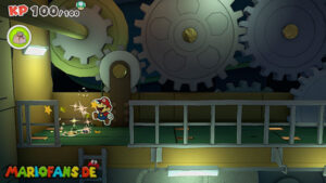 Ninja Attraction — Paper Mario: The Origami King walkthrough screenshot