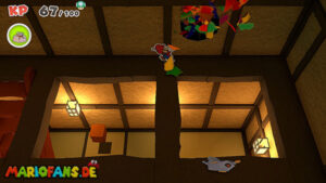 Ninja Attraction — Paper Mario: The Origami King walkthrough screenshot