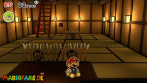 Ninja Attraction — Paper Mario: The Origami King walkthrough screenshot