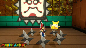 Ninja Attraction — Paper Mario: The Origami King walkthrough screenshot
