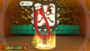 Ninja Attraction — Paper Mario: The Origami King walkthrough screenshot