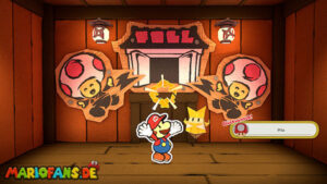 Ninja Attraction — Paper Mario: The Origami King walkthrough screenshot