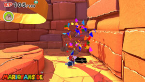 Sweetpaper Valley — Paper Mario: The Origami King walkthrough screenshot