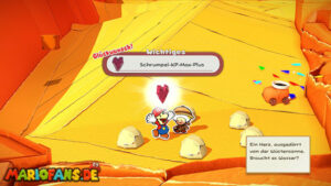 Scorching Sandpaper Desert — Paper Mario: The Origami King walkthrough screenshot