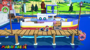 The Princess Peach — Paper Mario: The Origami King walkthrough screenshot