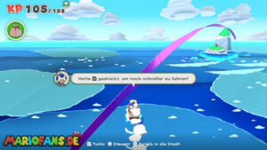 The Princess Peach — Paper Mario: The Origami King walkthrough screenshot