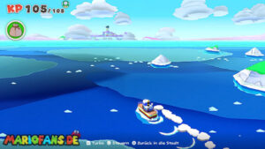 The Princess Peach — Paper Mario: The Origami King walkthrough screenshot