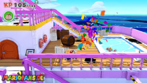 The Princess Peach — Paper Mario: The Origami King walkthrough screenshot