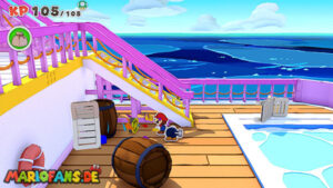 The Princess Peach — Paper Mario: The Origami King walkthrough screenshot