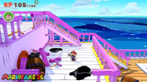 The Princess Peach — Paper Mario: The Origami King walkthrough screenshot
