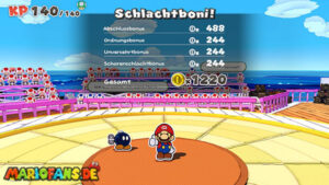 The Princess Peach — Paper Mario: The Origami King walkthrough screenshot