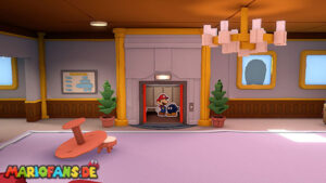 The Princess Peach — Paper Mario: The Origami King walkthrough screenshot