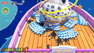 The Princess Peach — Paper Mario: The Origami King walkthrough screenshot