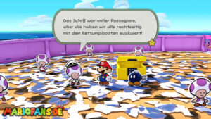 The Princess Peach — Paper Mario: The Origami King walkthrough screenshot