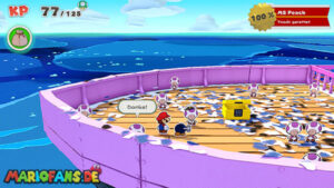 The Princess Peach — Paper Mario: The Origami King walkthrough screenshot