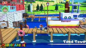 The Princess Peach — Paper Mario: The Origami King walkthrough screenshot