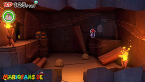 Breezy Tunnel — Paper Mario: The Origami King walkthrough screenshot