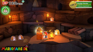 Breezy Tunnel — Paper Mario: The Origami King walkthrough screenshot
