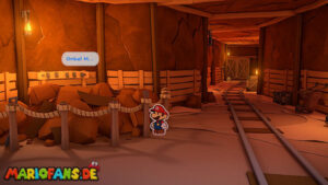 Breezy Tunnel — Paper Mario: The Origami King walkthrough screenshot