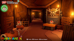 Breezy Tunnel — Paper Mario: The Origami King walkthrough screenshot