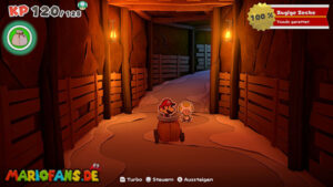 Breezy Tunnel — Paper Mario: The Origami King walkthrough screenshot