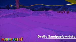 Scorching Sandpaper Desert — Paper Mario: The Origami King walkthrough screenshot