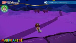 Scorching Sandpaper Desert — Paper Mario: The Origami King walkthrough screenshot