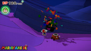 Scorching Sandpaper Desert — Paper Mario: The Origami King walkthrough screenshot